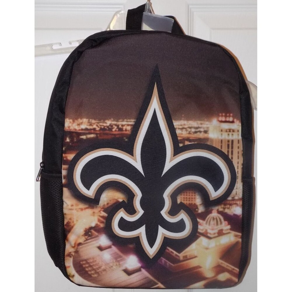 New Orleans Saints Backpack (Skyline Fleur-de-lis) Sports, School, Football - Picture 1 of 4
